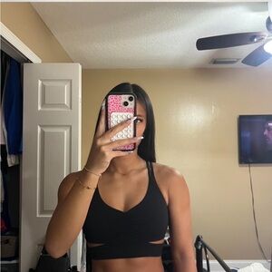 NVGTN Black sports bra